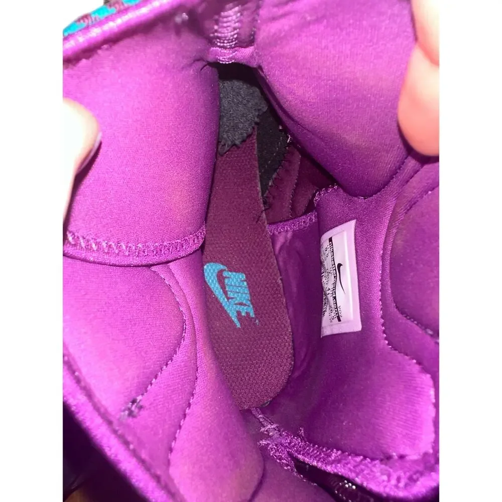 Nike Women’s Purple Koth Mid Hi Lace Up Shoes Rear Zip Size 9.5